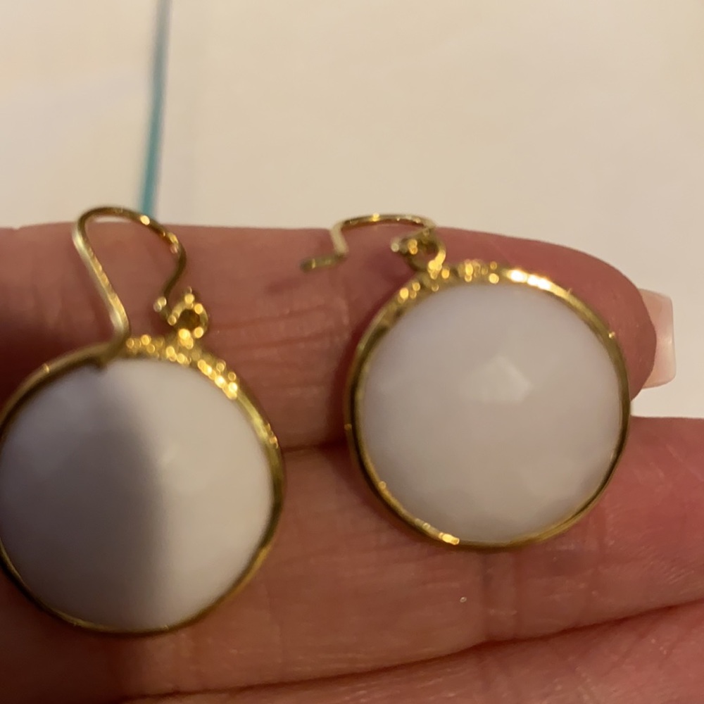 💥2xHP💥 SOLD IPPOLITA LOLLIPOP 18K GOLD QUARTZ EARRINGS - Picture 7 of 16
